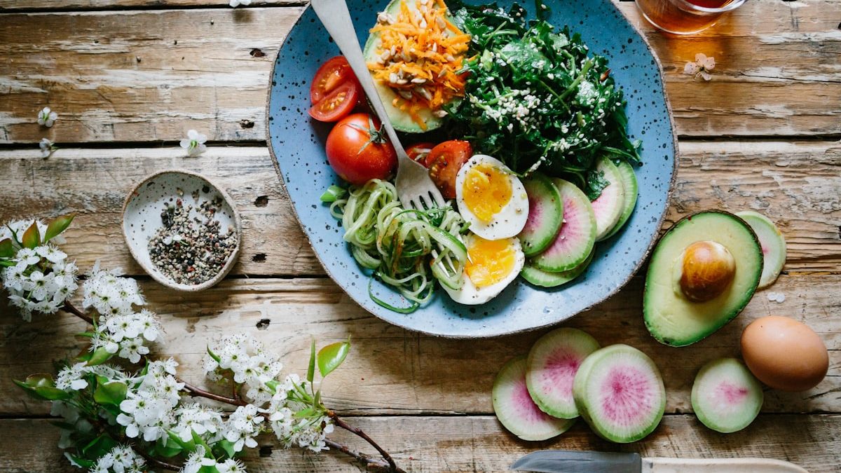Real-life healthy lifestyle scene related to portion awareness without obsessive measuring