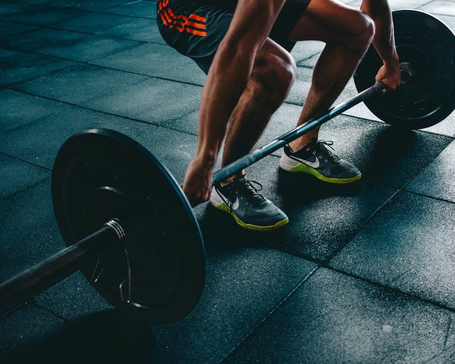 Person strength training